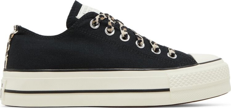 

Кроссовки Converse Wmns Chuck Taylor All Platform Low Black Leopard, черный