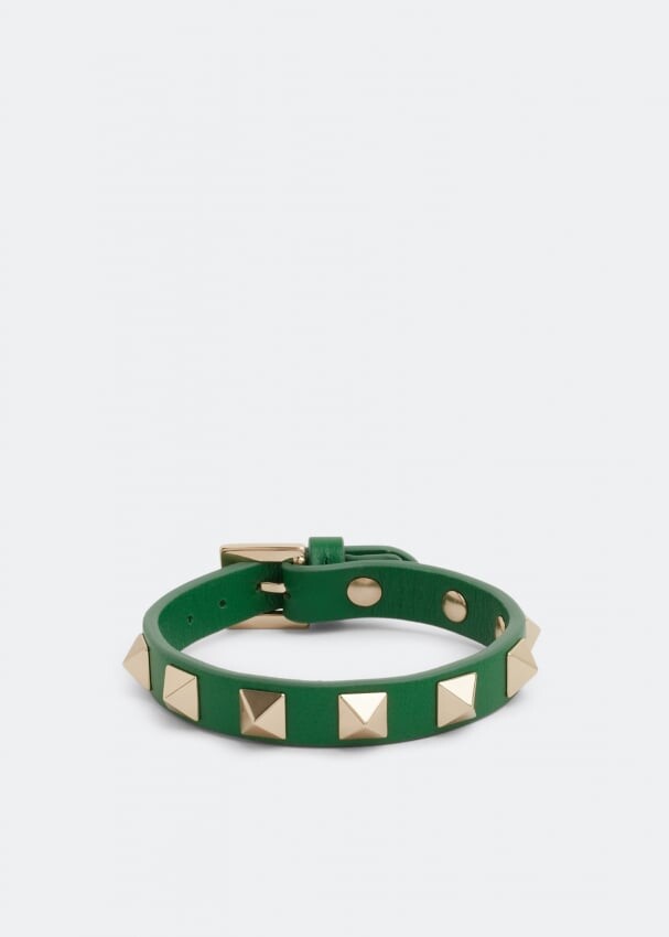 

Браслет VALENTINO GARAVANI Rockstud bracelet, зеленый