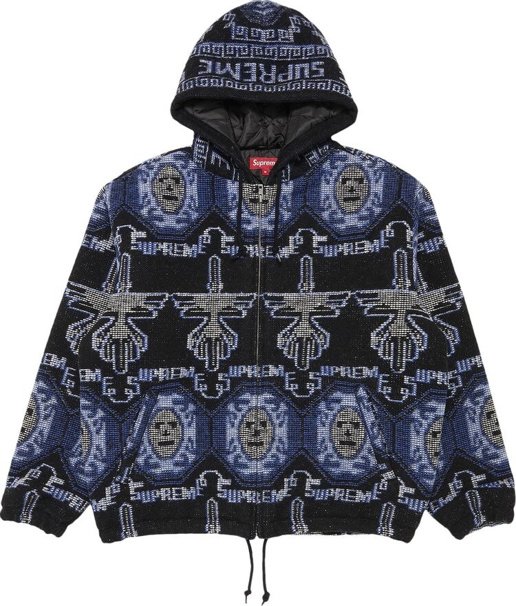 

Куртка Supreme Woven Hooded Jacket 'Blue', синий