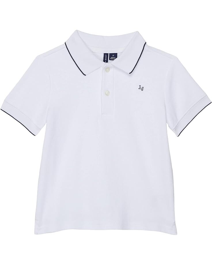 

Поло Janie and Jack Pique Polo, белый