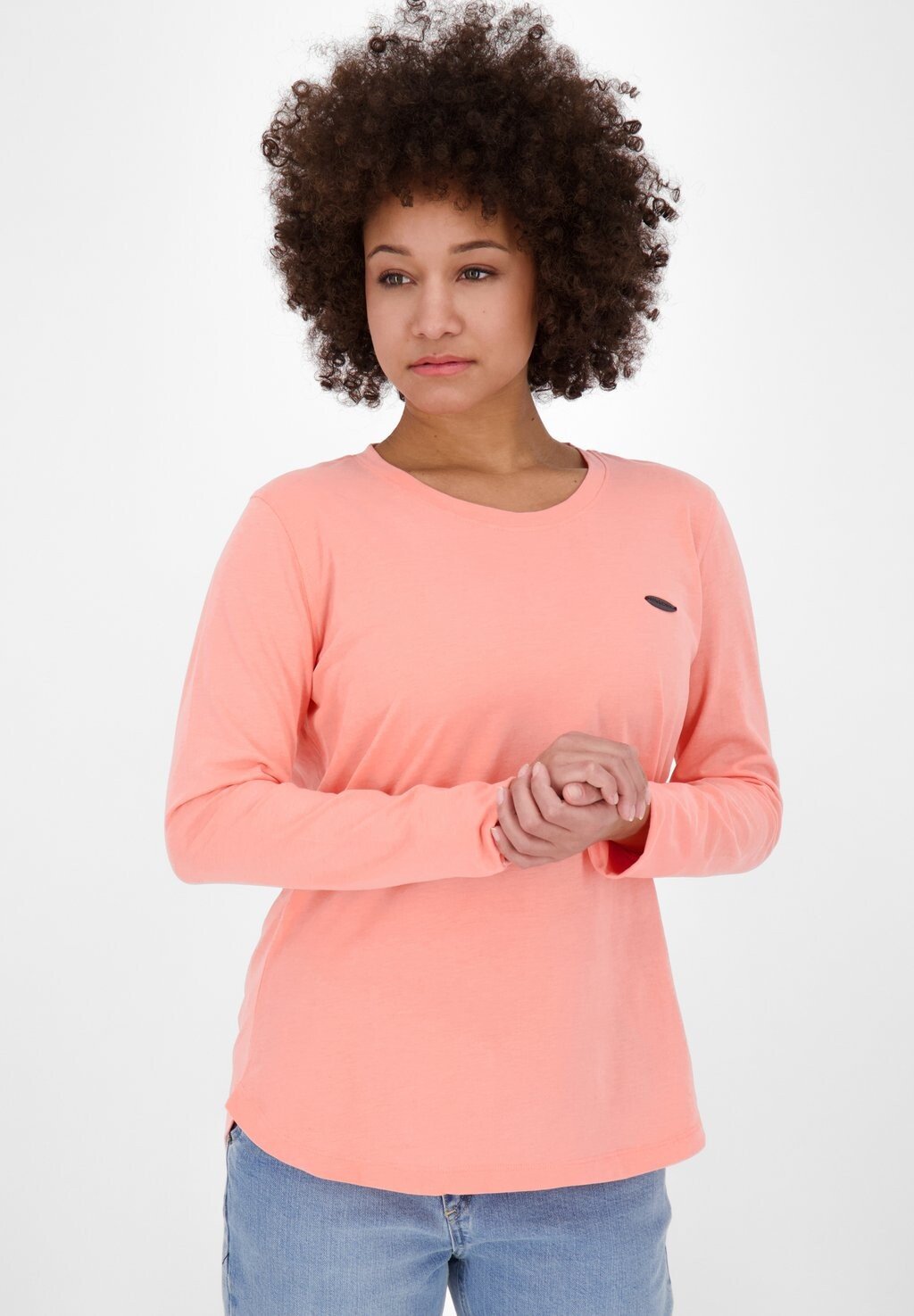 

Топ с длинными рукавами LEAAK A LONGSLEEVE alife & kickin, цвет peach melange
