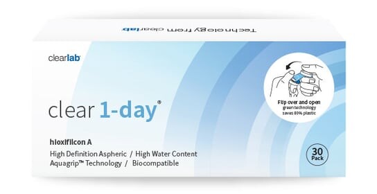 

Прозрачные однодневные линзы -3,25 Clearlab, бесцветный