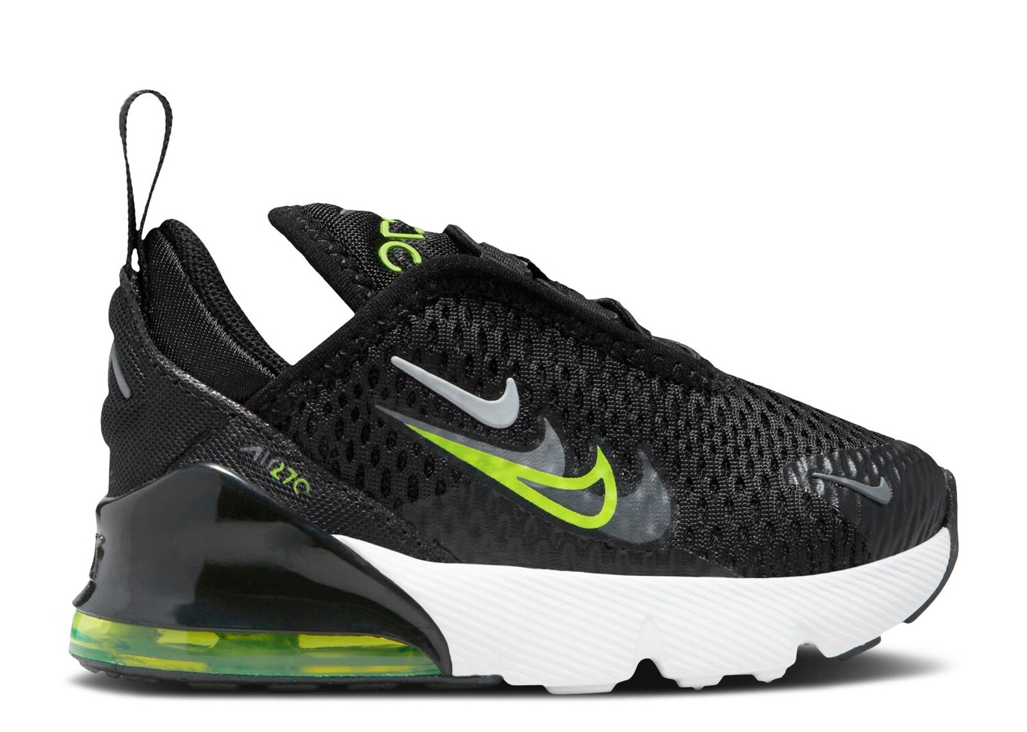 

Кроссовки Nike Air Max 270 Td 'Multi-Swoosh - Black Volt', черный