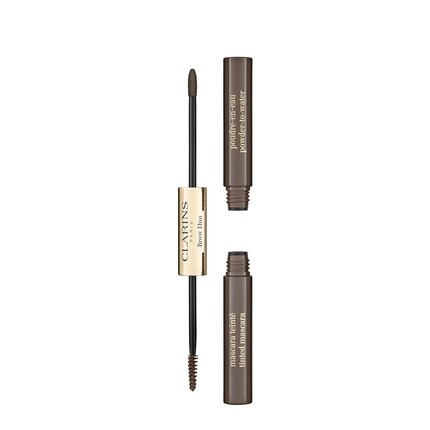 

Brow Duo 2-в-1 Карандаш для бровей и тональный гель для бровей 05 темно-коричневый, Clarins