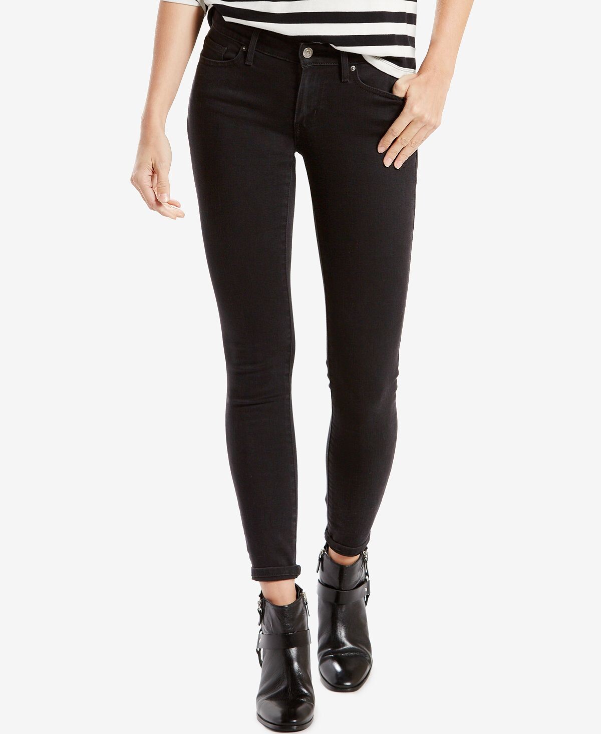 

Женские джинсы скинни стрейч 711 короткой длины Levi's