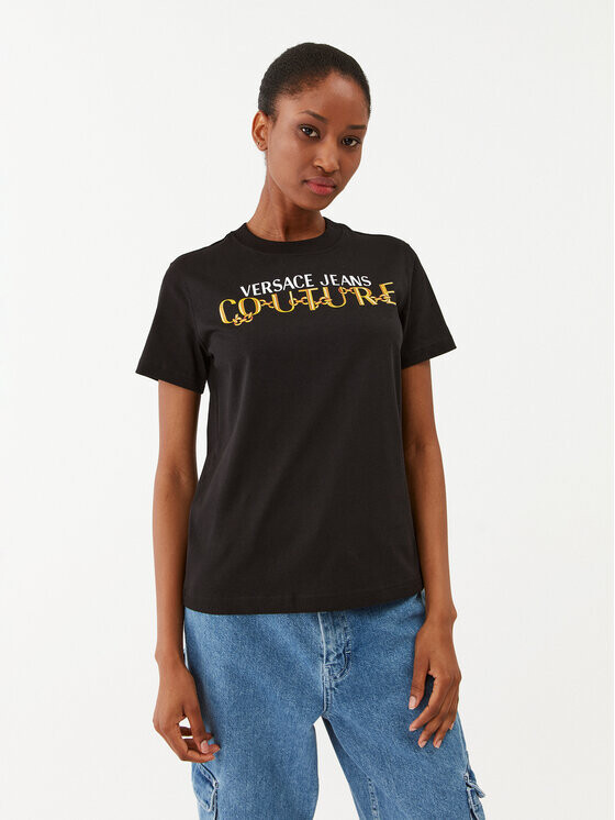 

Футболка стандартного кроя Versace Jeans Couture, черный