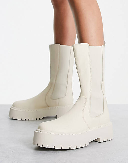 

Steve Madden Ботинки до середины икры Vivianne из костяной кожи