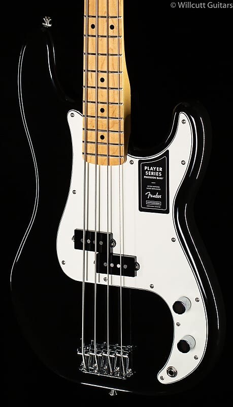 

Бас-гитара Fender Player Precision Bass Black Maple - MX21563592-8.18 lbs
