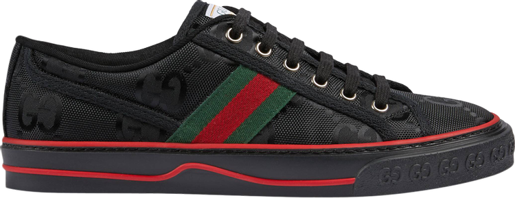 Кроссовки Gucci Wmns Tennis 1977 Off the Grid Low Black, черный - фото