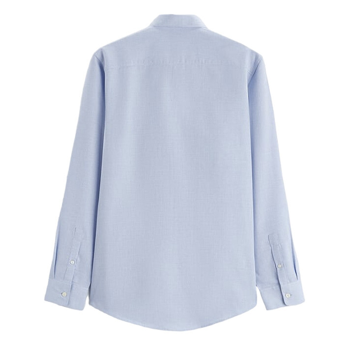 

Рубашка Zara Easy Care Textured, небесно-голубой