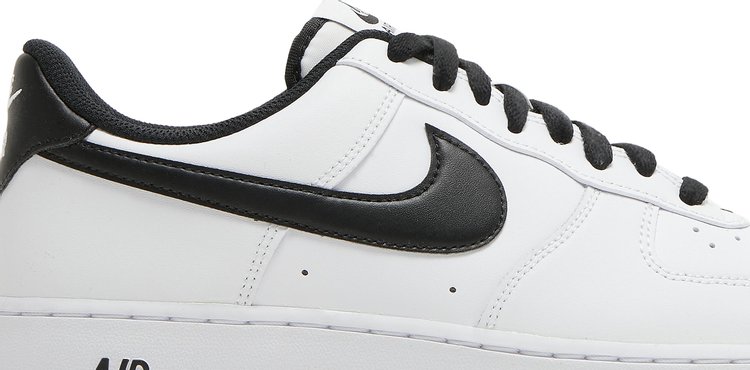 Nike air force clearance white with black swoosh