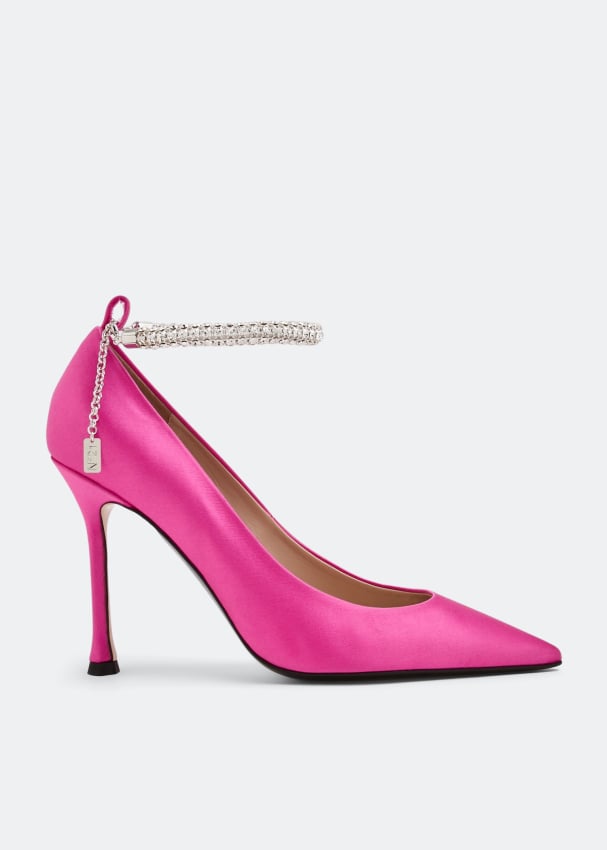 Атласные туфли NO.21 Satin pumps, розовый туфли лодочки elle размер 39 фиолетовый