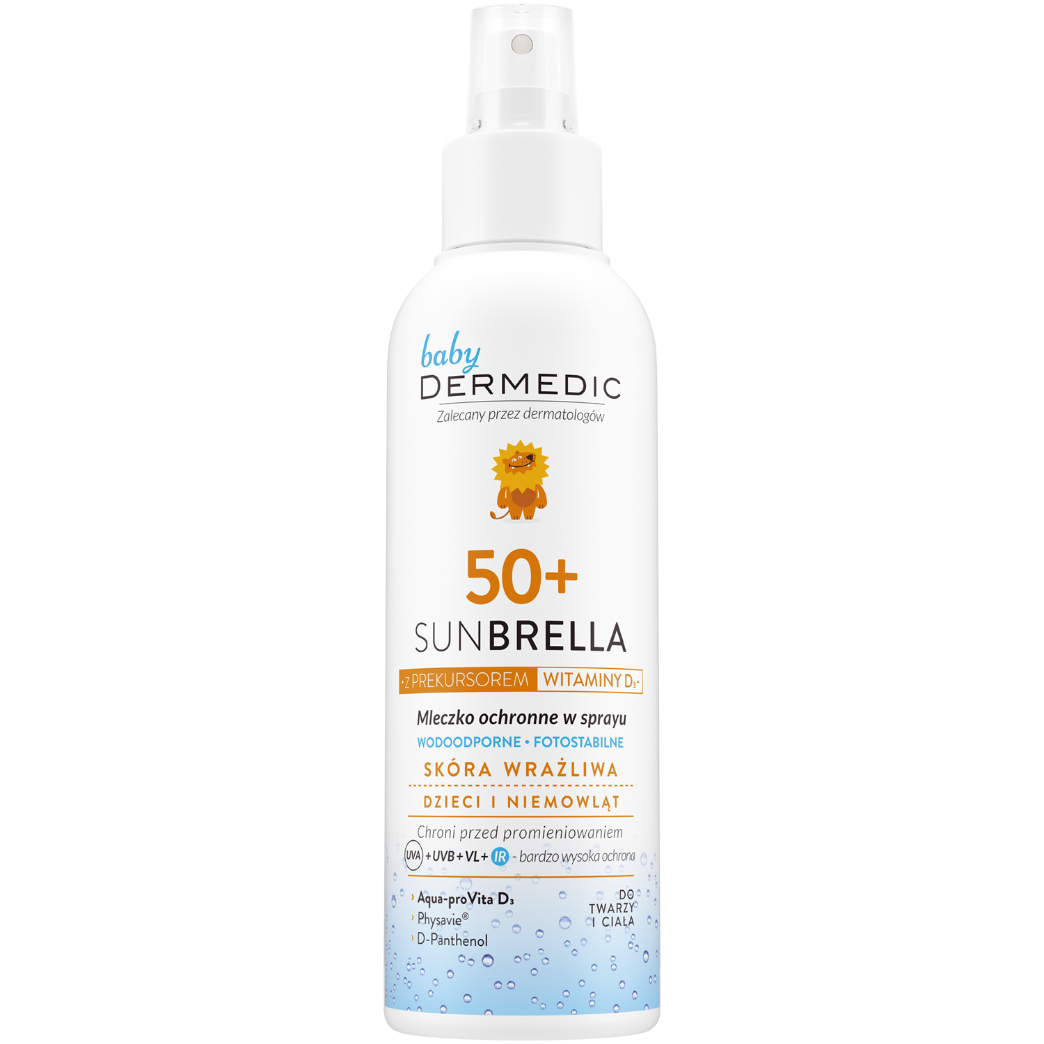 Dermedic Sunbrella Baby солнцезащитный спрей SPF50+, 150 мл - фото