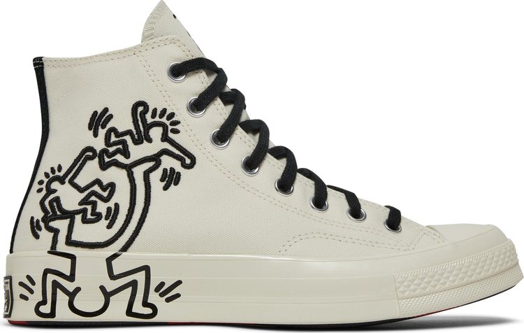 Кроссовки Converse Keith Haring x Chuck 70 High, кремовый
