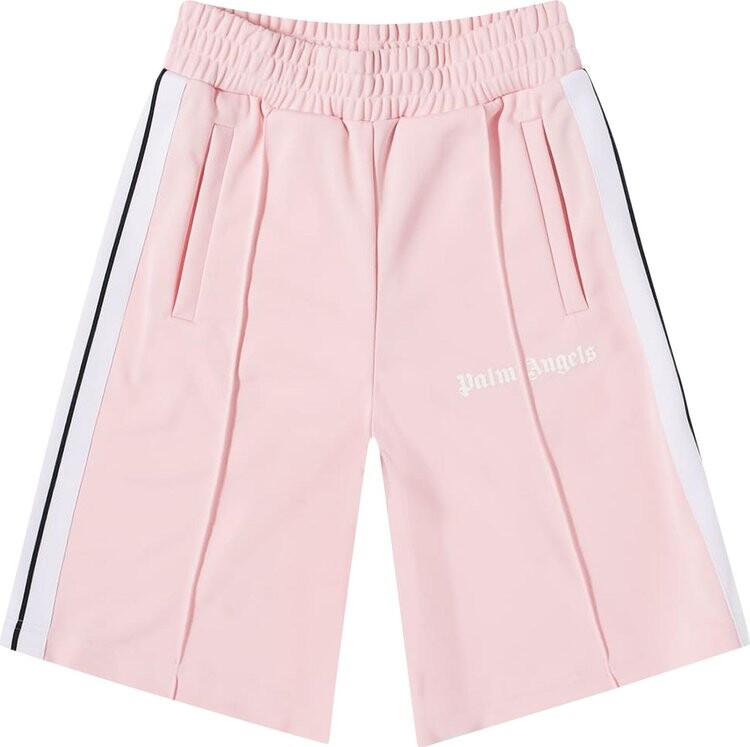 

Шорты Palm Angels Classic Track Shorts 'Almond Blossom/White', загар