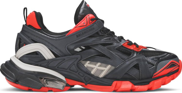 Balenciaga Track.2 Trainer Black Red Grey CDEK.Shopping