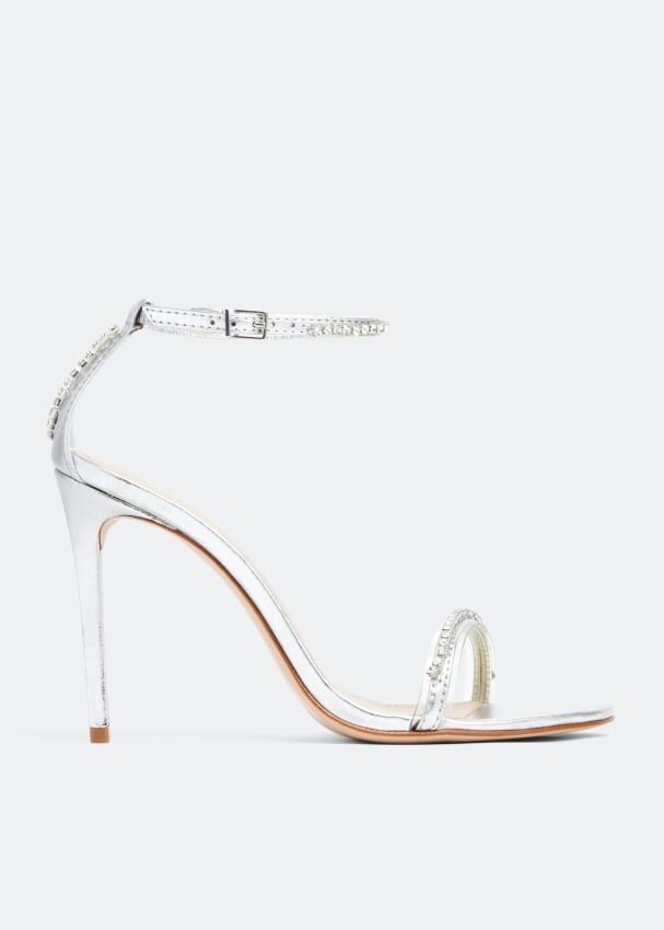 

Сандалии SCHUTZ Crystal sandals, серебряный