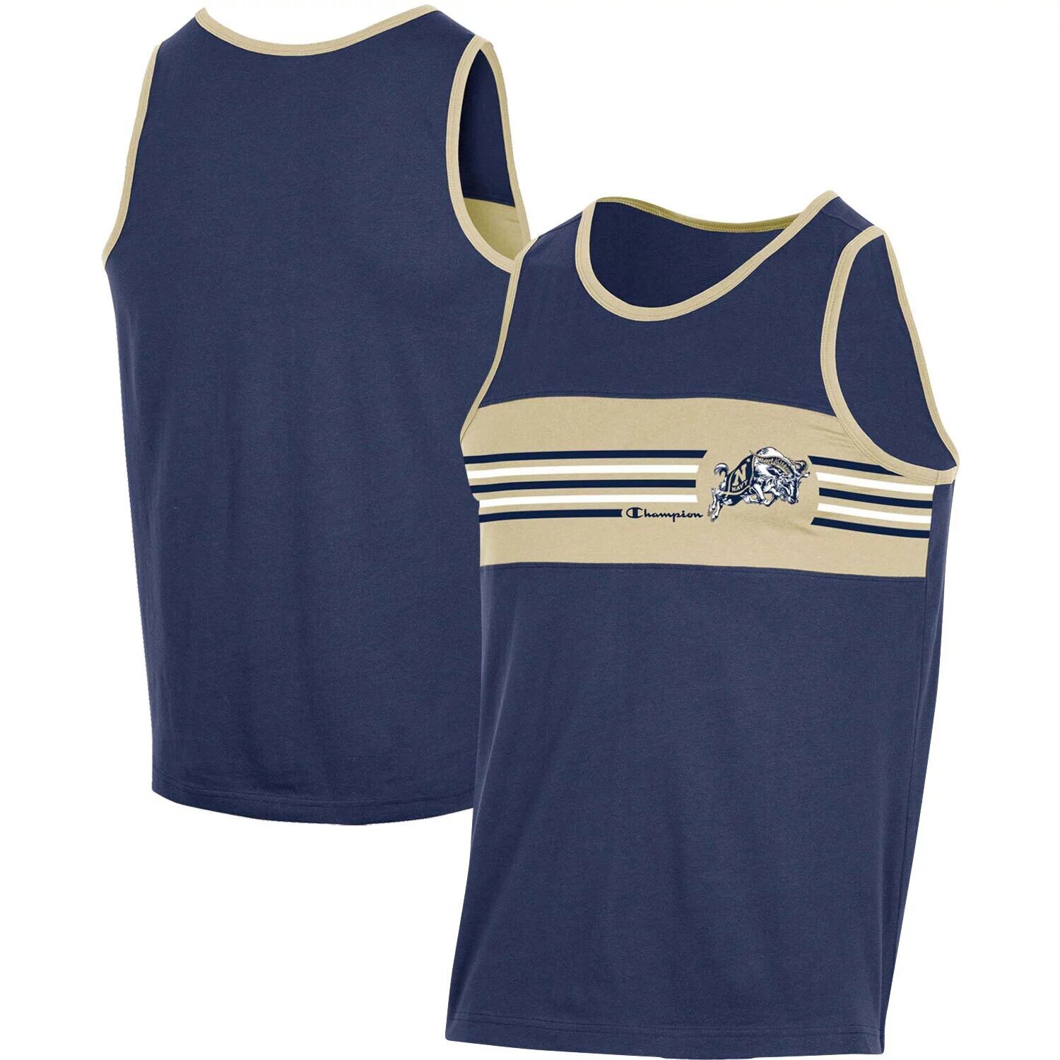 

Мужская майка Champion Navy Navy Midshipmen с цветными блоками