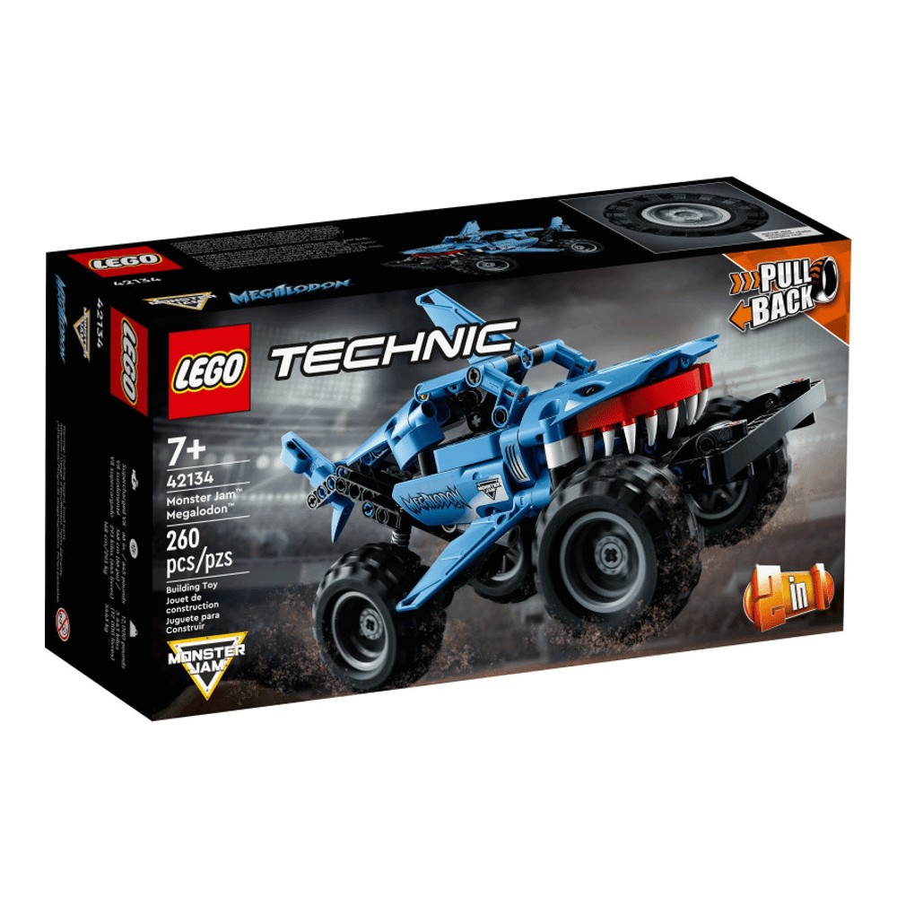 Конструктор LEGO Technic 42134 Монстр Джем Мегалодон конструктор lego technic монстер джем далматинец 244 дет 42150