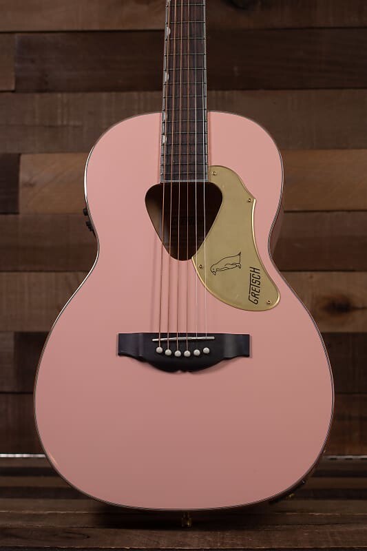 

Gretsch G5021E Rancher Penguin Parlor Acoustic/Electric, розовый G5021E Rancher Penguin Parlor Acoustic/Electric, Shell Pink