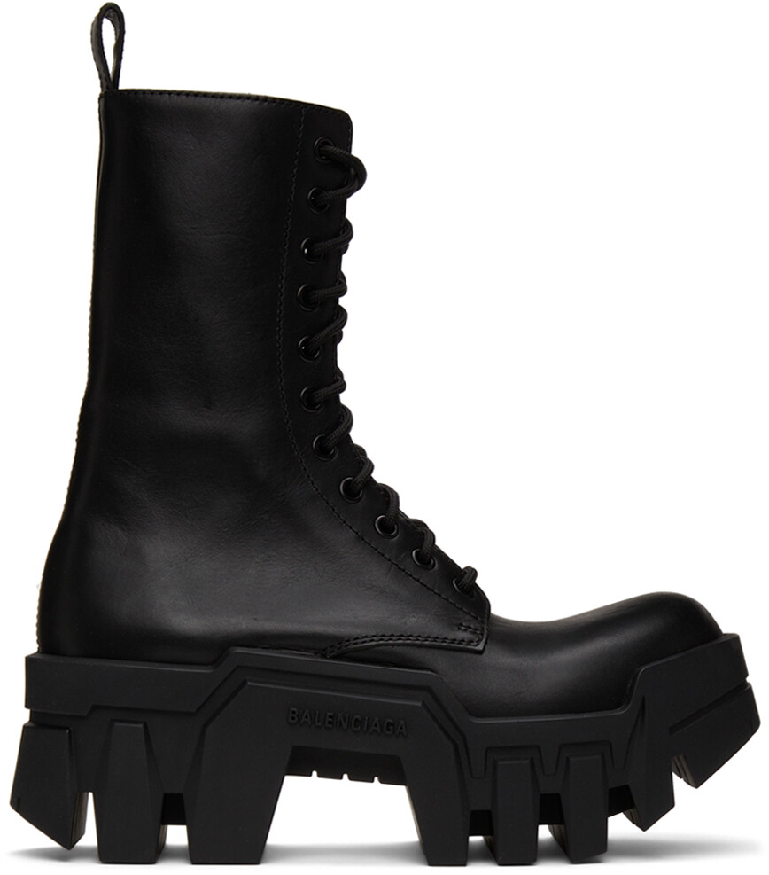 

Черные ботинки на шнуровке Bulldozer Balenciaga