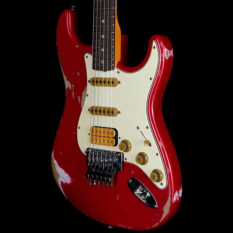 

Fender Custom Shop Alley Cat Stratocaster Heavy Relic HSS Rosewood Board Floyd Rose Torino Red