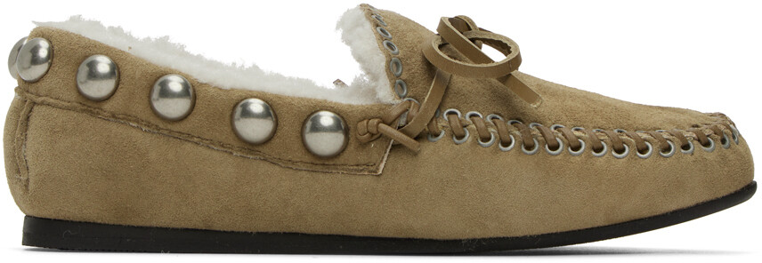 

Серо-коричневые лоферы Faomee Isabel Marant, Коричневый