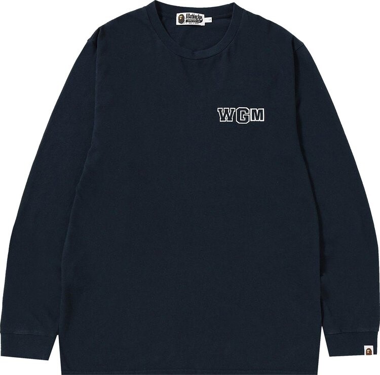 

Лонгслив BAPE Big Shark Vintage Long-Sleeve Tee 'Navy', синий