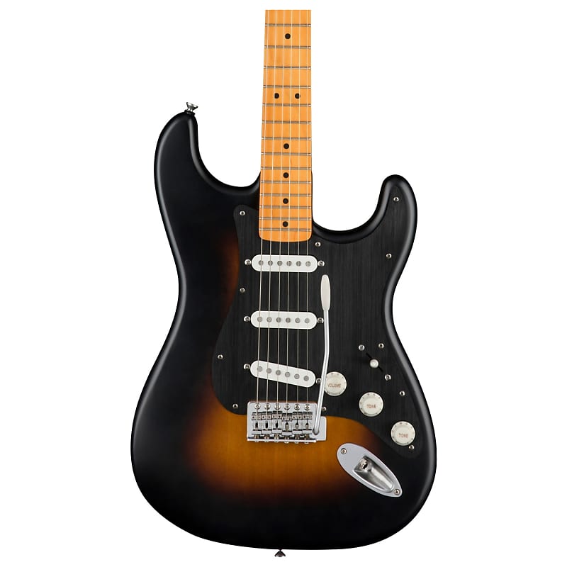 Squier 40th Anniversary Stratocaster, Vintage Ed, Satin Wide 2-Color Sunburst 40th Anniversary Stratocaster, Vintage Edition