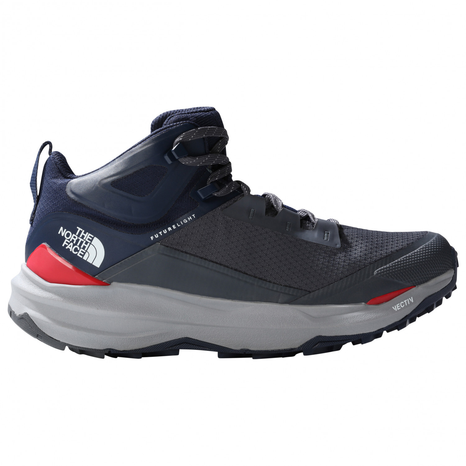 кроссовки vectiv exploris mid futurelight leather the north face серый Ботинки для прогулки The North Face Vectiv Exploris 2 Mid Futurelight, цвет Vanadis Grey/Summit Navy