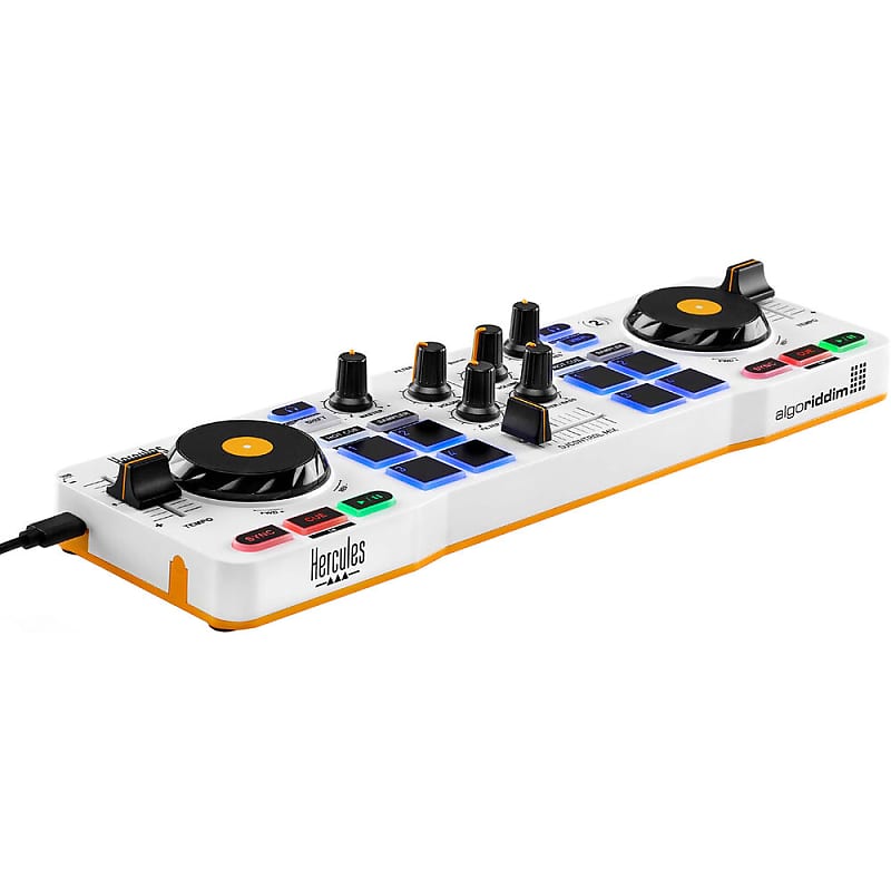 цена Программный контроллер Hercules DJControl Mix DJ с приложением Algoriddim Djay