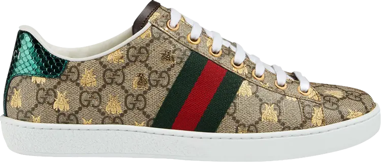 

Кроссовки Gucci Wmns Ace GG Supreme Bees, коричневый