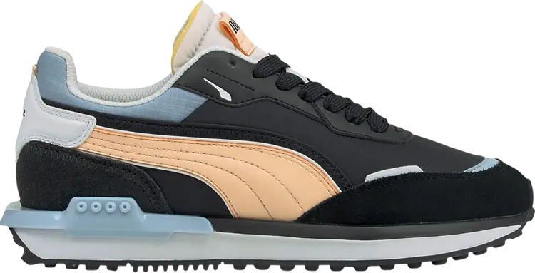

Кроссовки Puma City Rider Electric - Black Peach Parfait, черный