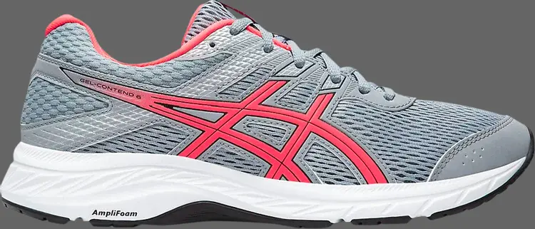 

Кроссовки wmns gel contend 6 'sheet rock diva pink' Asics, серый