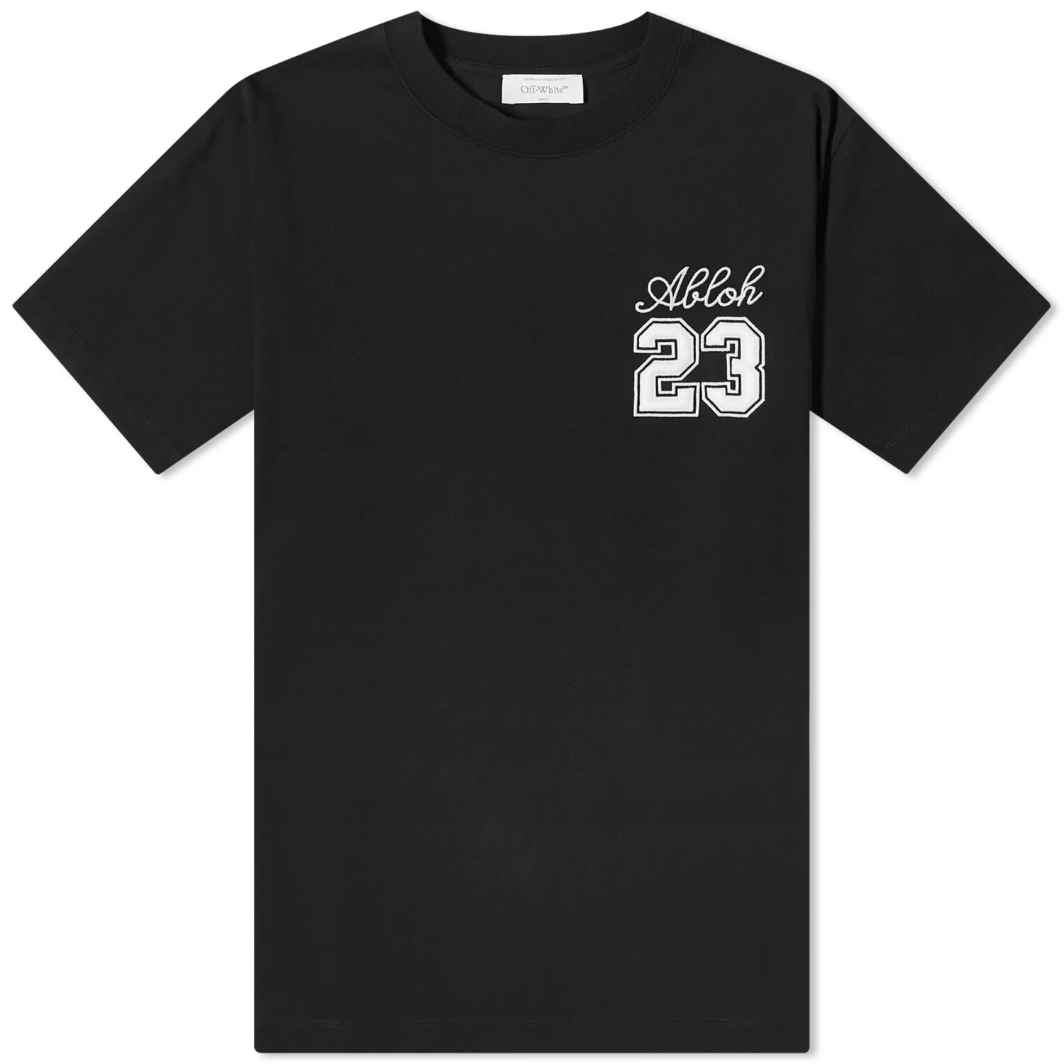 

Футболка Off-White 23 Abloh, черный/белый