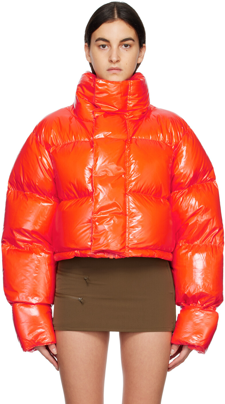 

Оранжевый пуховик PFD V2 Entire Studios