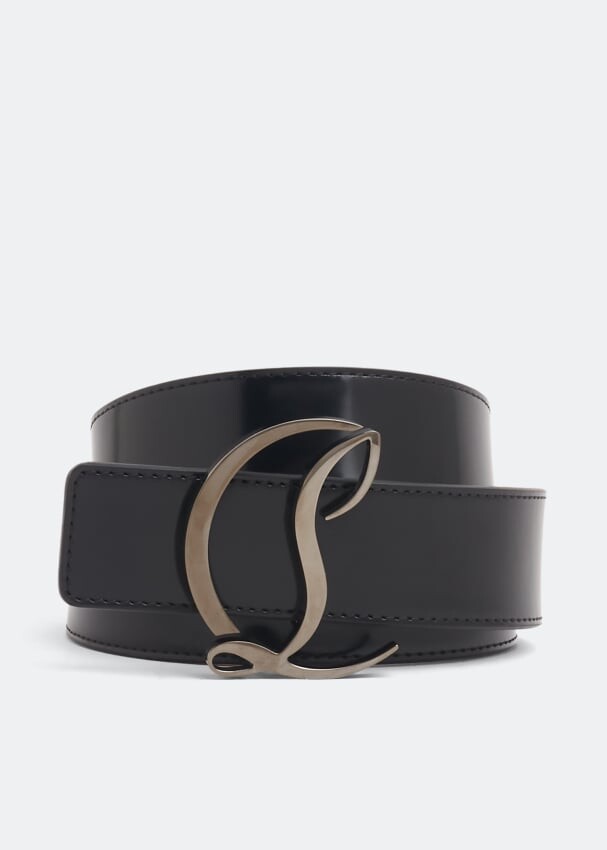 

Ремень CHRISTIAN LOUBOUTIN CL Logo belt, черный