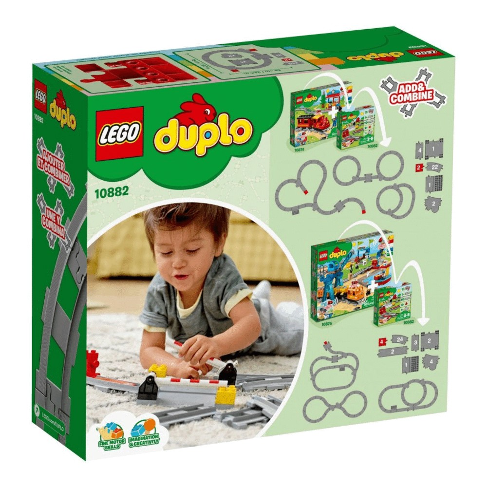 Конструктор Lego Duplo Train Tracks 10882, 23 детали