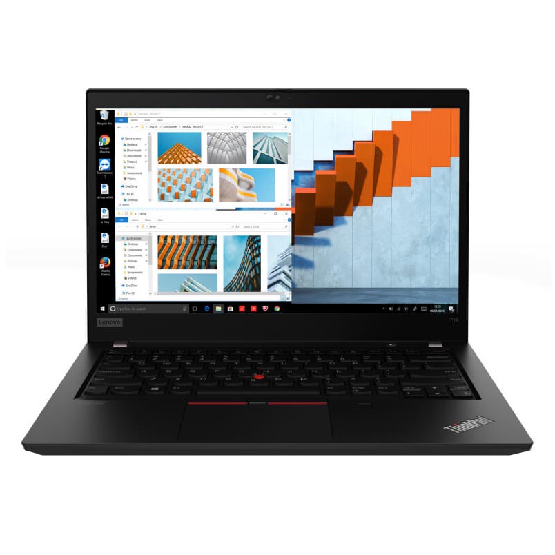 Ноутбук Lenovo ThinkPad T14 14'', 16 Гб/512 Гб, черный, английская клавиатура ноутбук lenovo ideapad 5 14 16 гб 512 гб 82fe00ldax