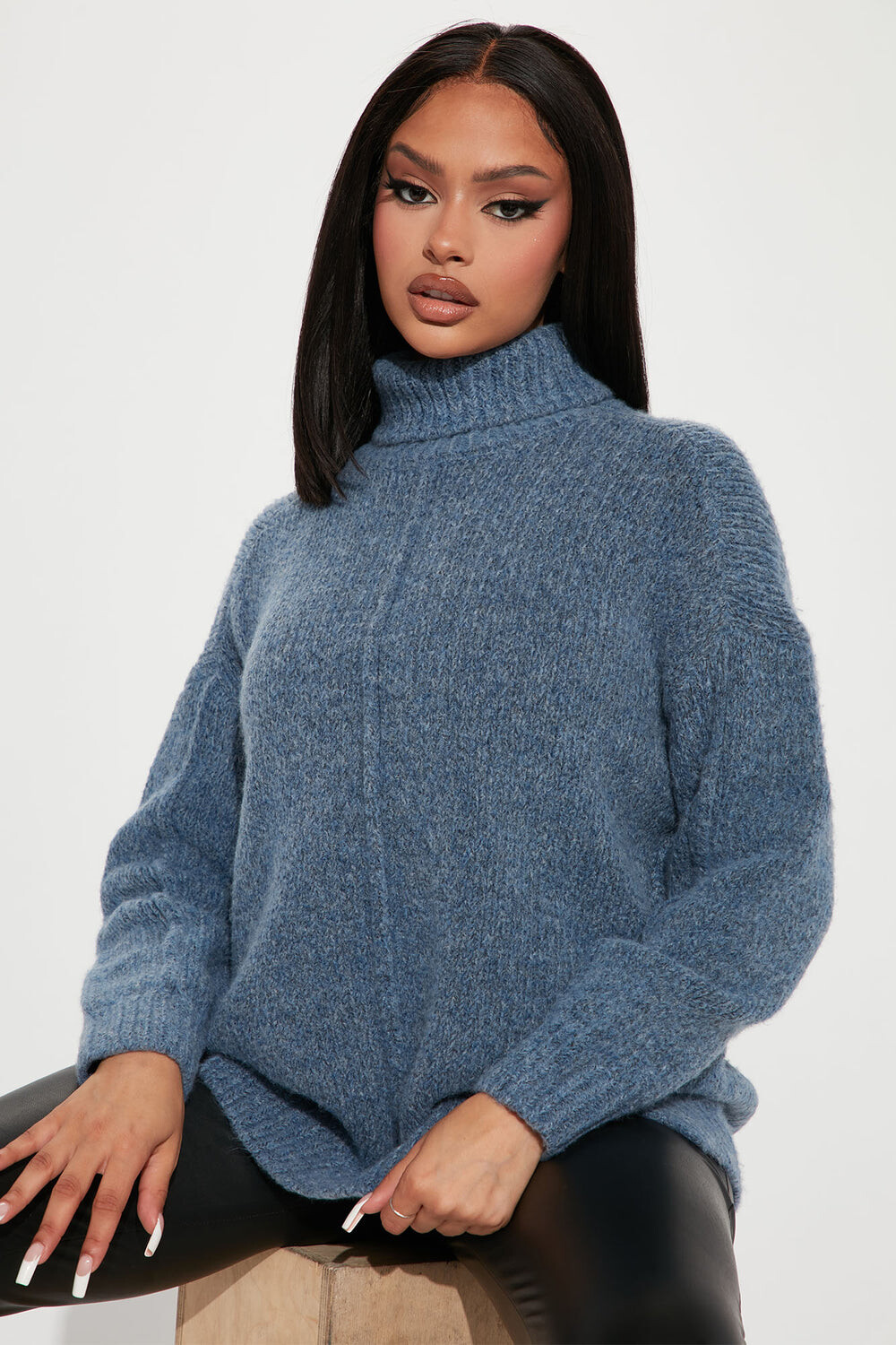 

Свитер Fashion Nova NK10250, синий