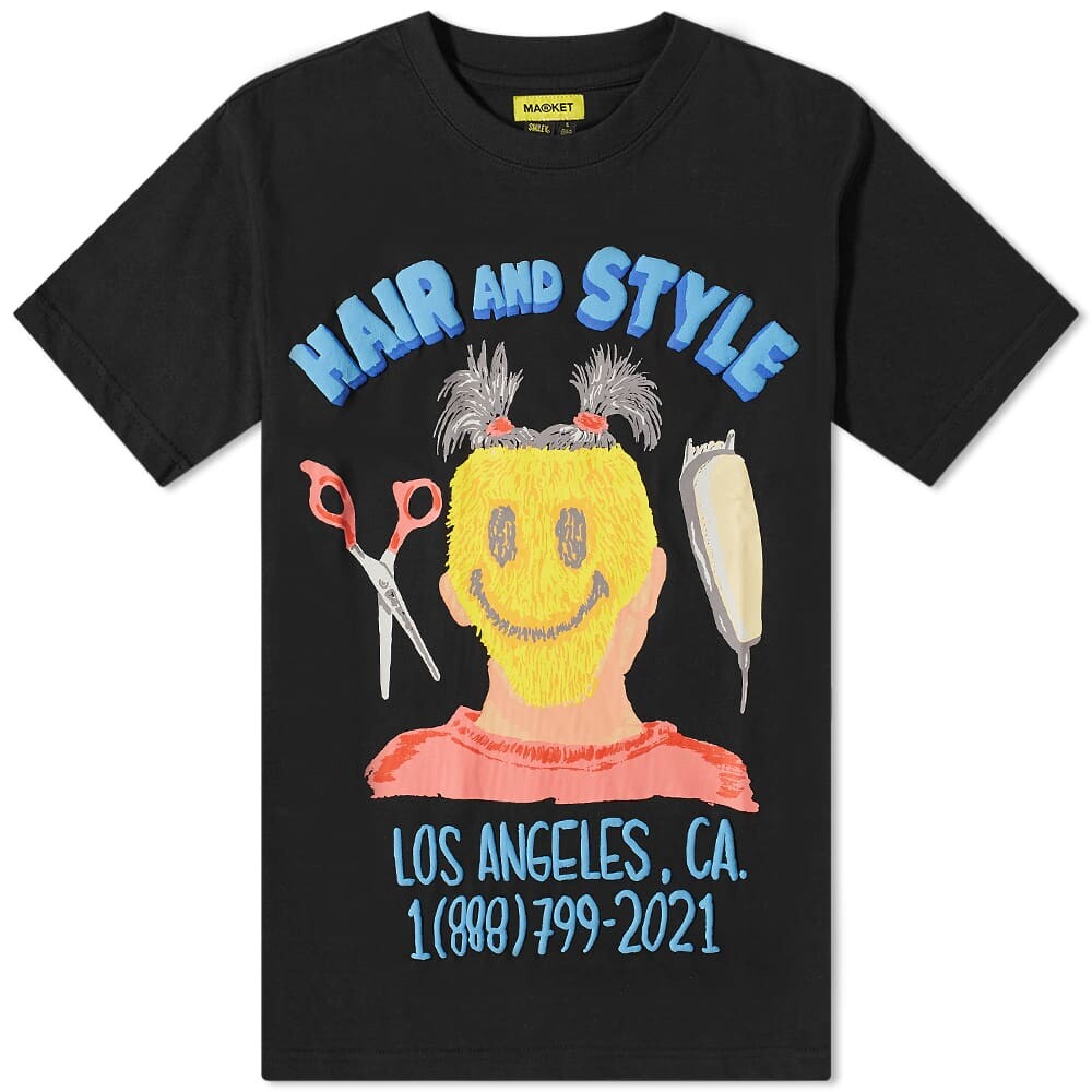 

Футболка Market Smiley Barbershop Tee, Черный
