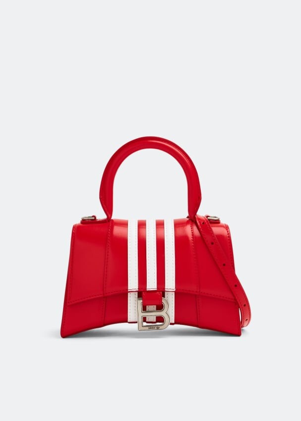 

Сумка BALENCIAGA x adidas Hourglass XS bag, красный