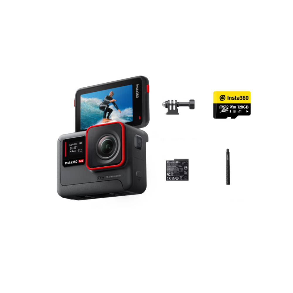 Экшн-камера Insta360 Ace, High energy battery set, черный экшн камера insta360 ace cycling set черный