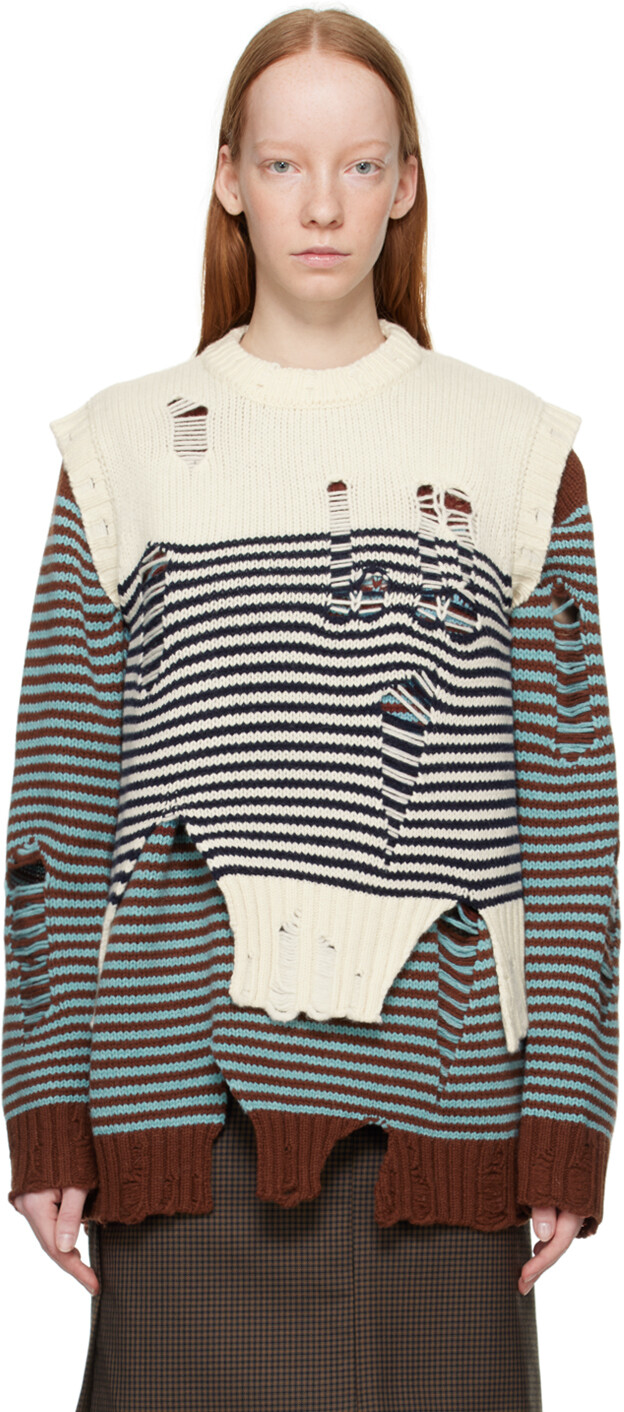 

Жилет Off-White Mega Shred Charles Jeffrey Loverboy, Серый