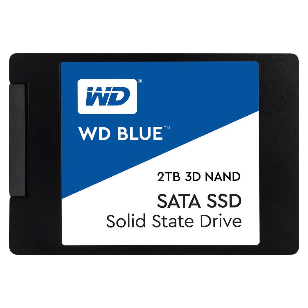 Внутренний твердотельный накопитель Western Digital WD Blue SATA, WDBNCE0020PNC, 2Тб, 2.5 накопитель ssd wd blue 500gb wds500g2b0b