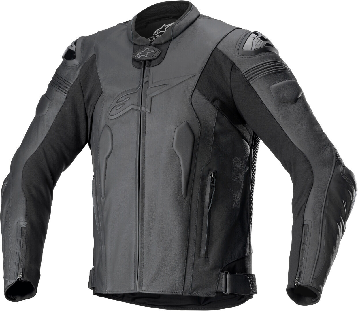 

Alpinestars Missile V2 Мотоцикл кожаная куртка, черный/черный