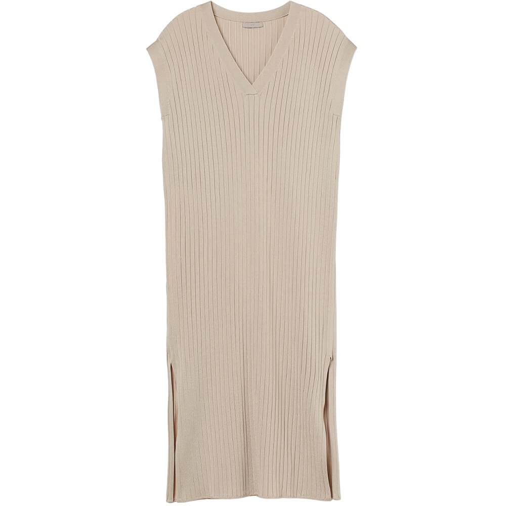 

Платье H&M Rib-knit, светло-бежевый