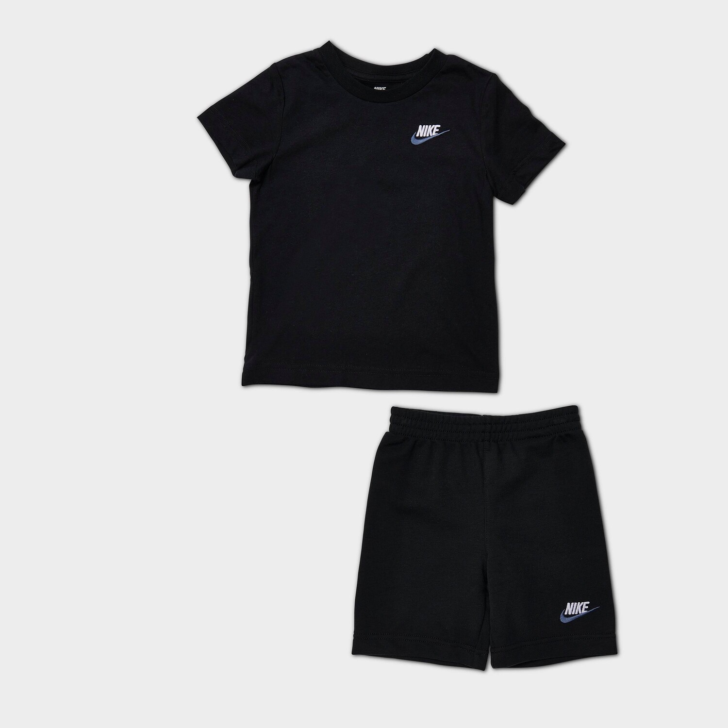 

Комплект из футболки и шорт Nike Club LBR для младенцев, черный