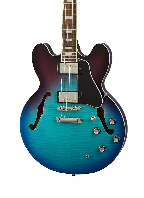 

Epiphone ES-335 Фигурный черничный взрыв EIES335FBBBNH1