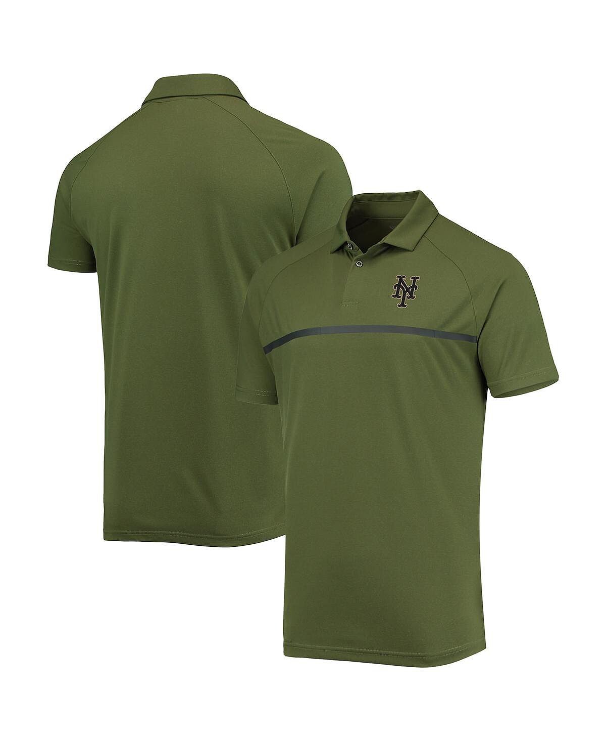 

Мужская оливковая рубашка поло с регланами new york mets delta sector LevelWear